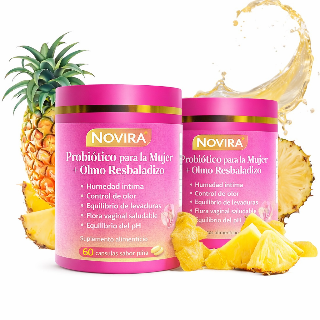 Novira® | Gomitas Probióticas para Mujer + Olmo Resbaladizo